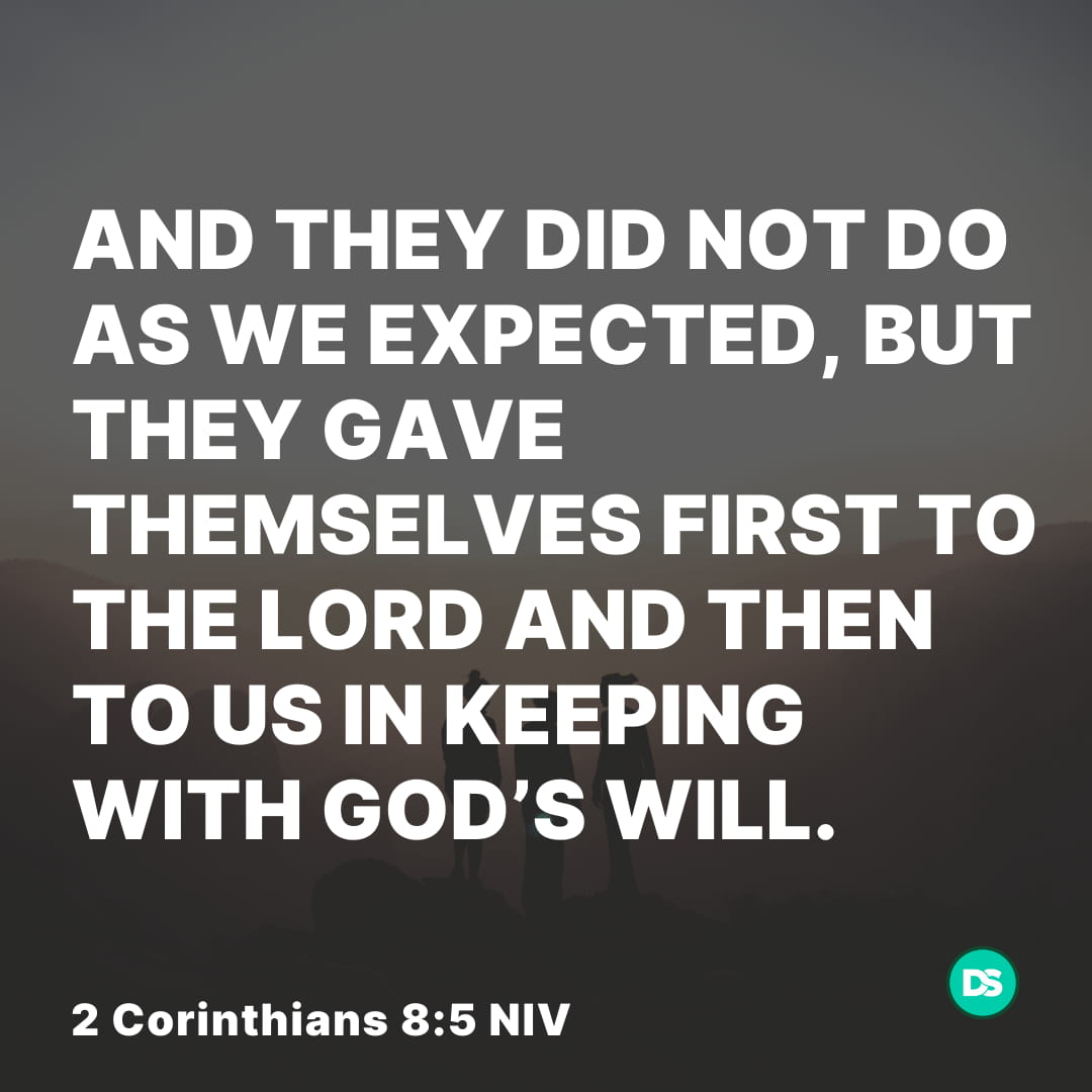 2 Corinthians 8:5