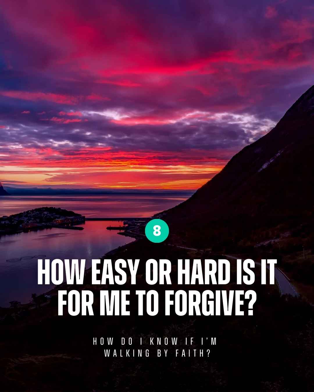 Walk with God - How easy or hard is it for me to forgive?