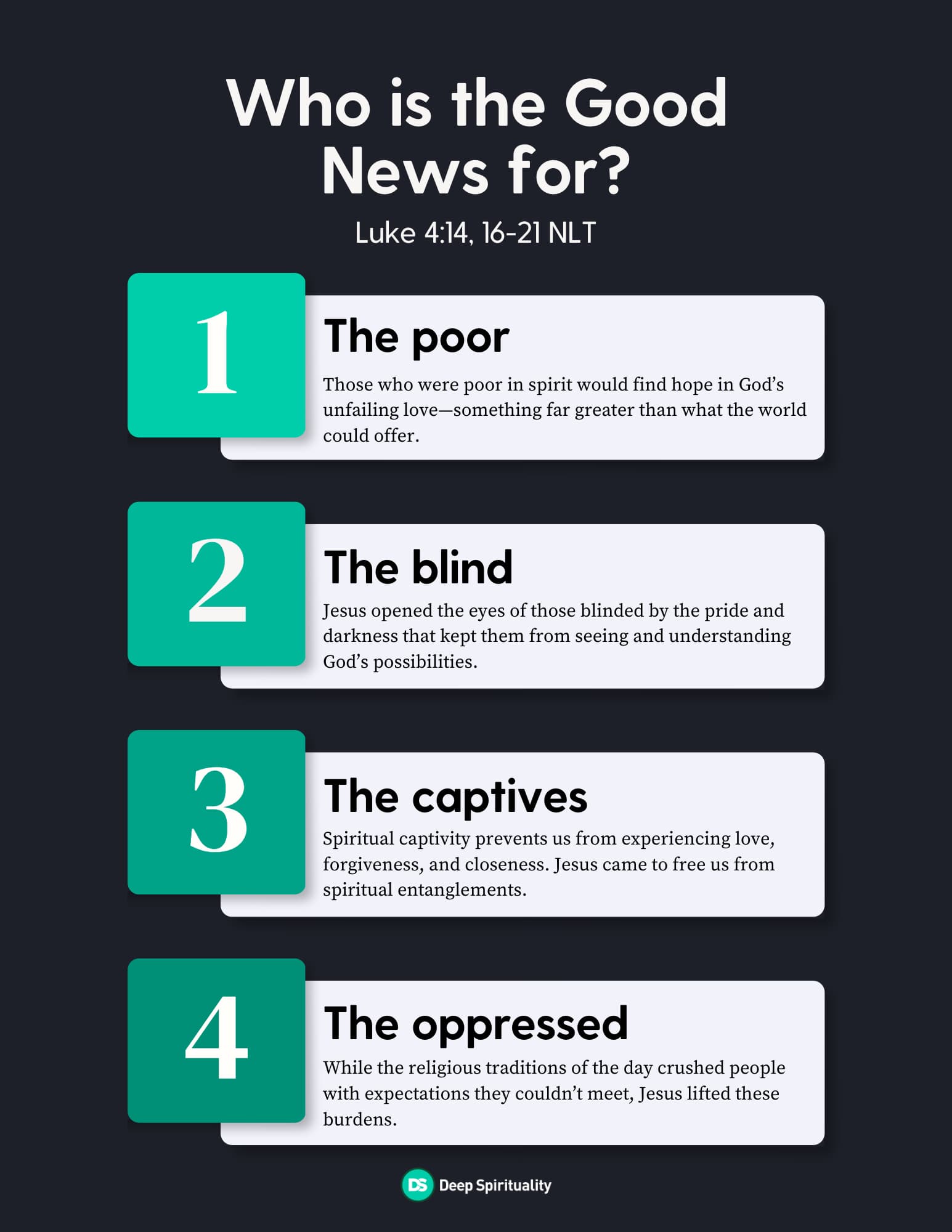 Who is the Good News for?