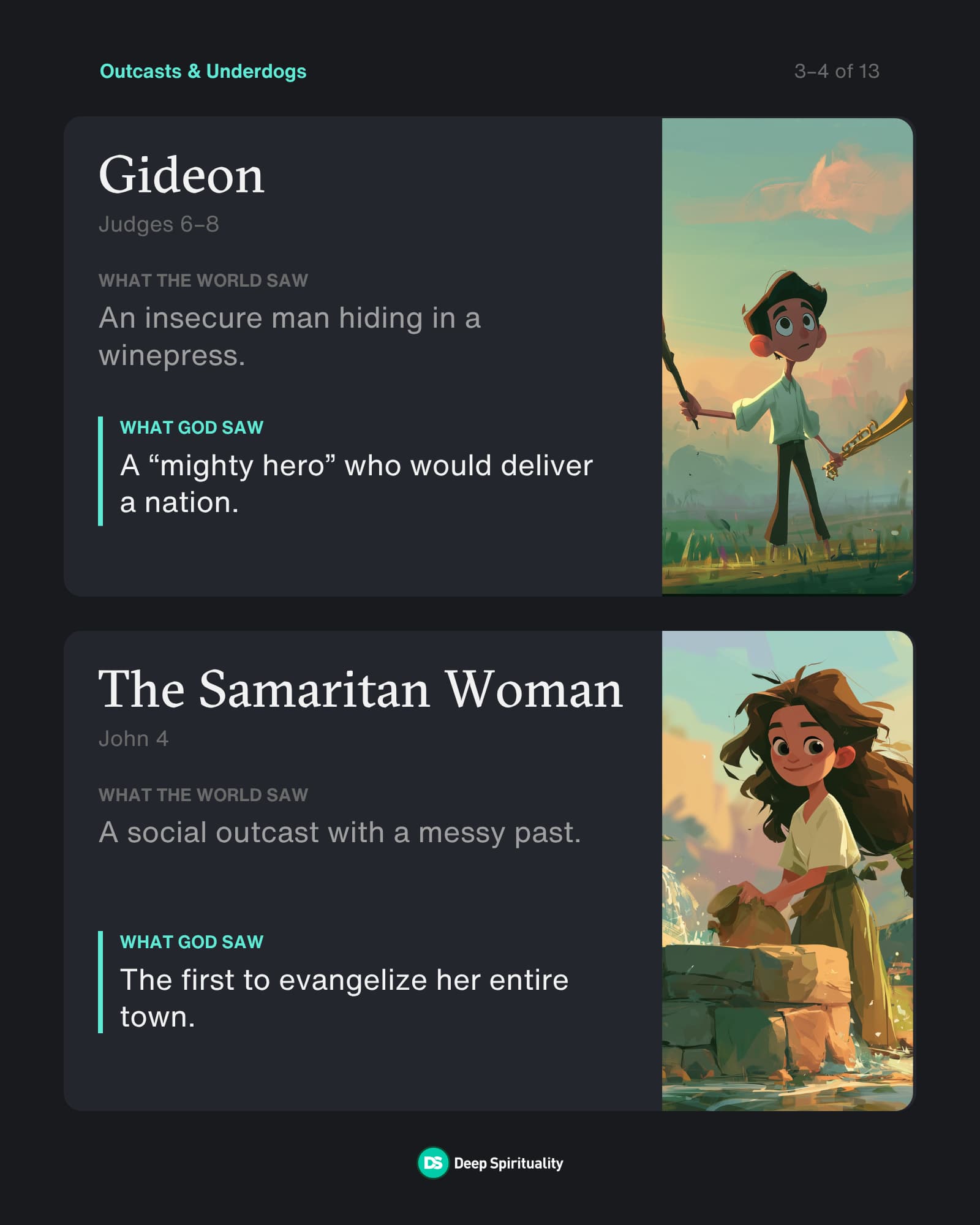 Gideon and the Samaritan Woman