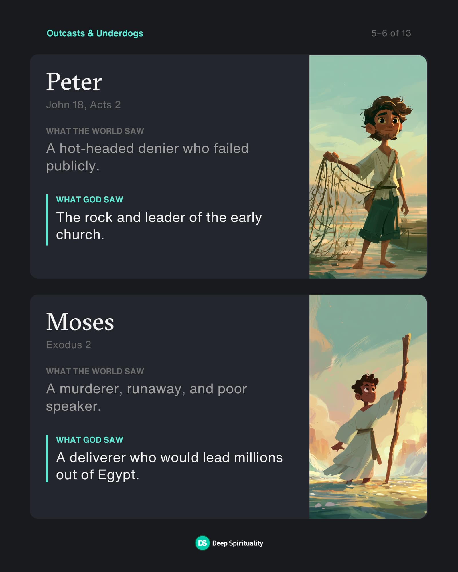 Peter and Moses
